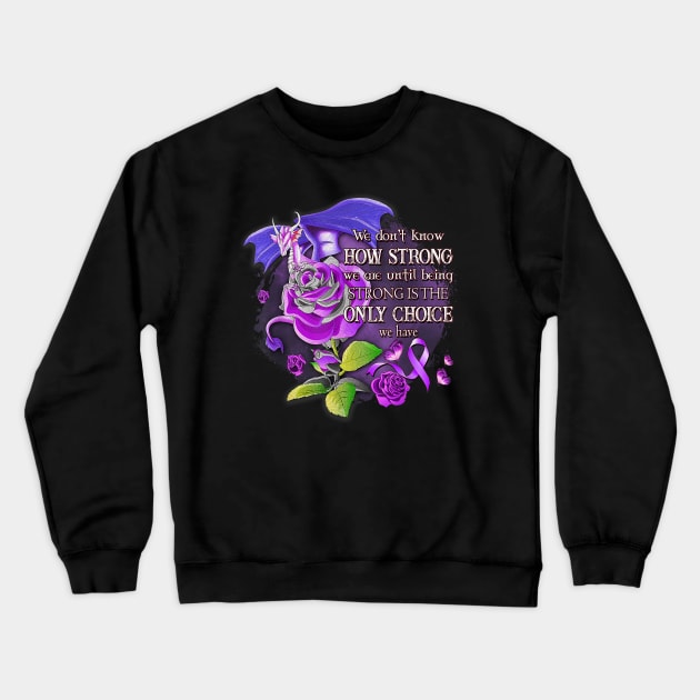 Domestic Violence Awareness Crewneck Sweatshirt by sevalyilmazardal